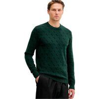 Herren-Pullover mit Muster und Rundhalsausschnitt