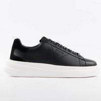 Schwarzer Herren Low-Top Mode-Sneaker