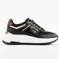 Moderner schwarzer Lifestyle-Laufschuh