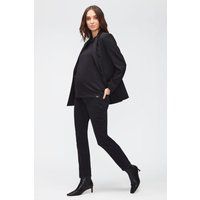 Umstands-Jeans mit geradem Bein Schwarz
