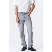 Graue Relaxed Fit Jeans aus Denim