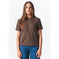 Locker geschnittenes T-Shirt mit Rundhalsausschnitt