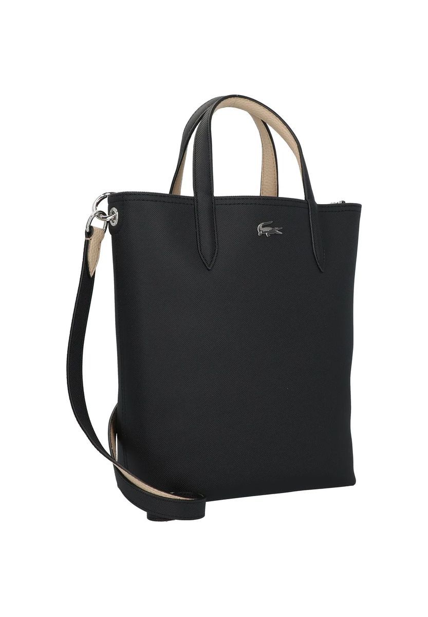LACOSTE Vertikal Tote Bag, A91NOIR KREMA, 99, schwarz, 99