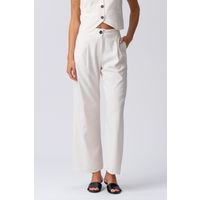 Elegante Plissee-Hose mit weitem Bein