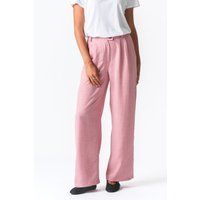 Locker geschnittene Hose aus Leinenmischung