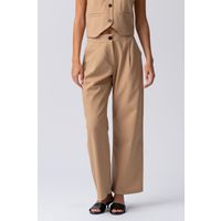 Elegante Weite Bundfaltenhose