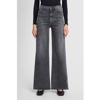 Weitgeschnittene High-Rise Jeans
