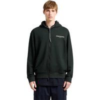 Herren-Kapuzenpullover mit Reißverschluss aus Baumwollmischung