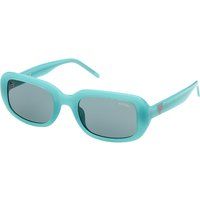 Retro inspirierte türkisfarbene Sonnenbrille