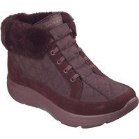 Skechers On-The-Go Encore Elisa Textil Damen Burgunderfarben Winter Stiefeletten