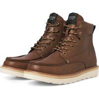 Jack & Jones Archway Mokassins aus Polyurethan für Herren in Cognacfarbenem Knöchelschuh