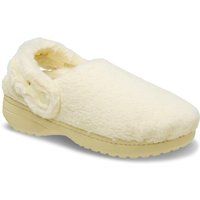 Crocs Classic Unfurgettable Polyester Damen Clogs in Vanille