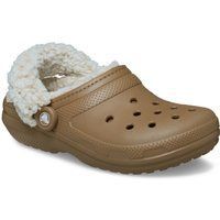 Crocs Classic Fleece-gefütterte Thermoplast Herren Sepia Clogs