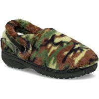 Crocs Classic Unfurgettable Clog Polyester-Mix Herren Clogs in Armeegrün