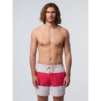 Farbblock Badeshorts mit Kordelzug