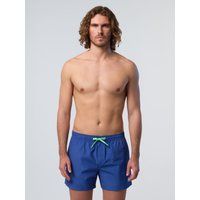 Klassische Herren-Badeshorts mit Logo-Patch