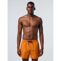 Klassische Herren-Badeshorts mit Logo-Patch
