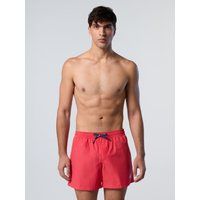 Klassische Herren-Badeshorts mit Logo-Patch