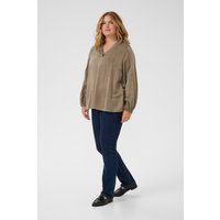 Langarm-Bluse KCmilia Langarm-Bluse Regular fit brown