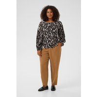 Langarm-Bluse KCmilina Langarm-Bluse Regular fit black brown