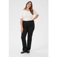 Schwarze Straight Leg Komfort Jeans