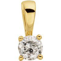 Goldanhänger mit Diamant-Solitär