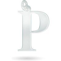 Silberner Anfangsbuchstabe H Anhänger