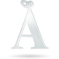 Silberner Anfangsbuchstabe H Anhänger