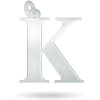 Silberner Anfangsbuchstabe H Anhänger