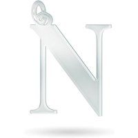 Silberner Anfangsbuchstabe H Anhänger