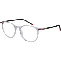 Runde optische Gläser mit Acetatrahmen