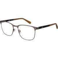 Rechteckige Vollrand-Metallbrille