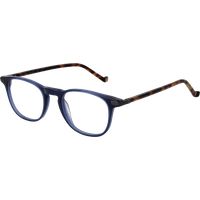 Blaue Rechteckige Vollrandbrille