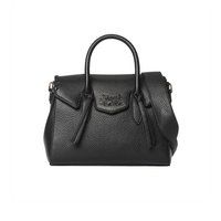 Strukturierte Leder Henkeltasche