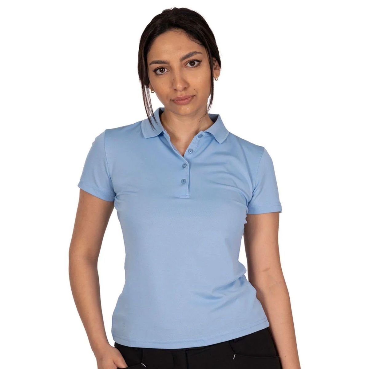 Klassisches Damen Poloshirt mit kurzen Ärmeln