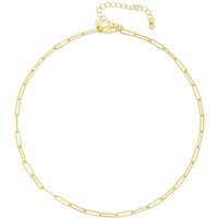 Goldplattierte Halskette mit Gliedern
