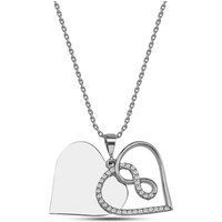 Herzkette Anhänger Sterling Silber