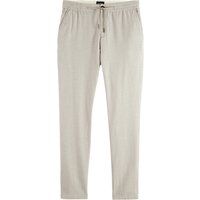 Herrenhose aus Leinenmischung mit entspannter Passform