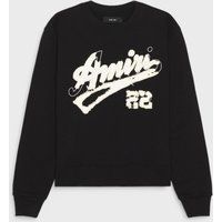 Sweatshirt mit Distressed Logo aus Baumwolle
