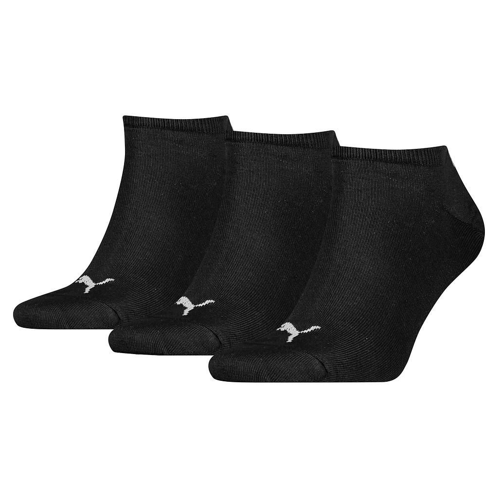Schwarze Füßlinge Dreierpack