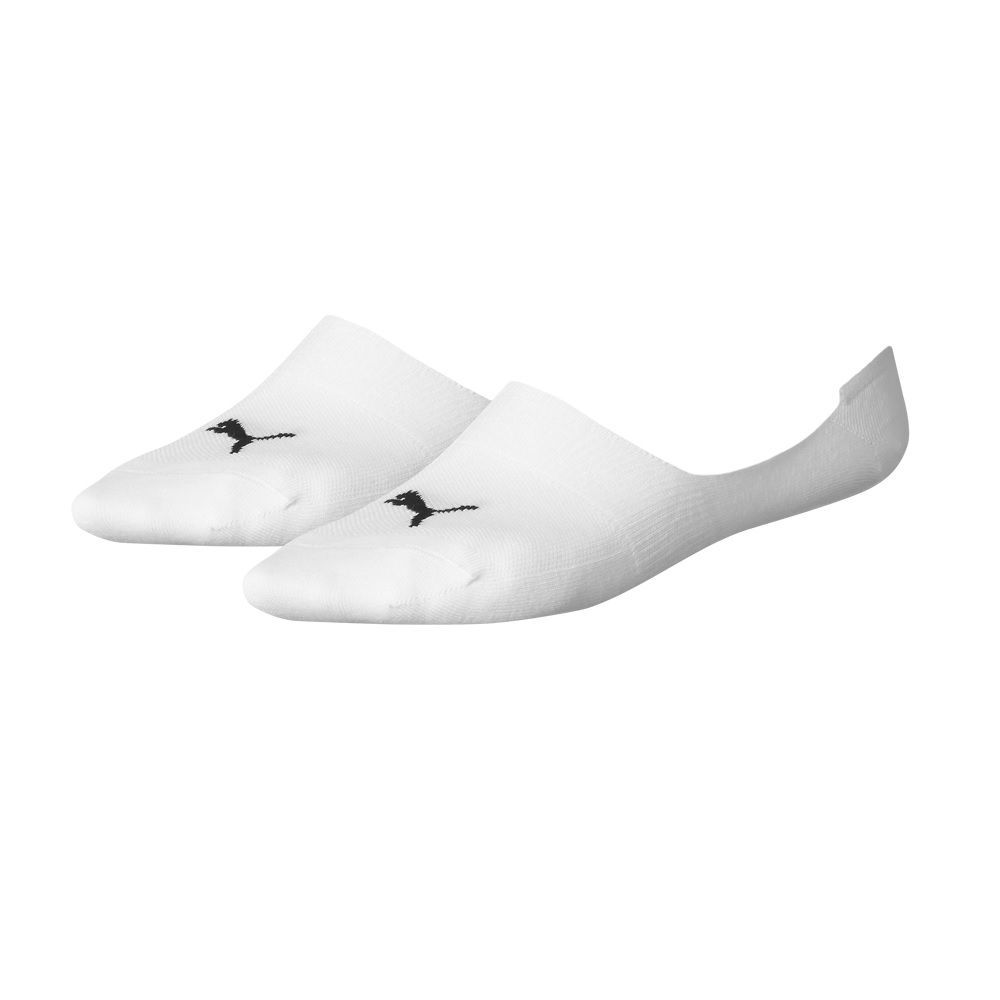 Weiße, niedrig geschnittene Socken mit Logo