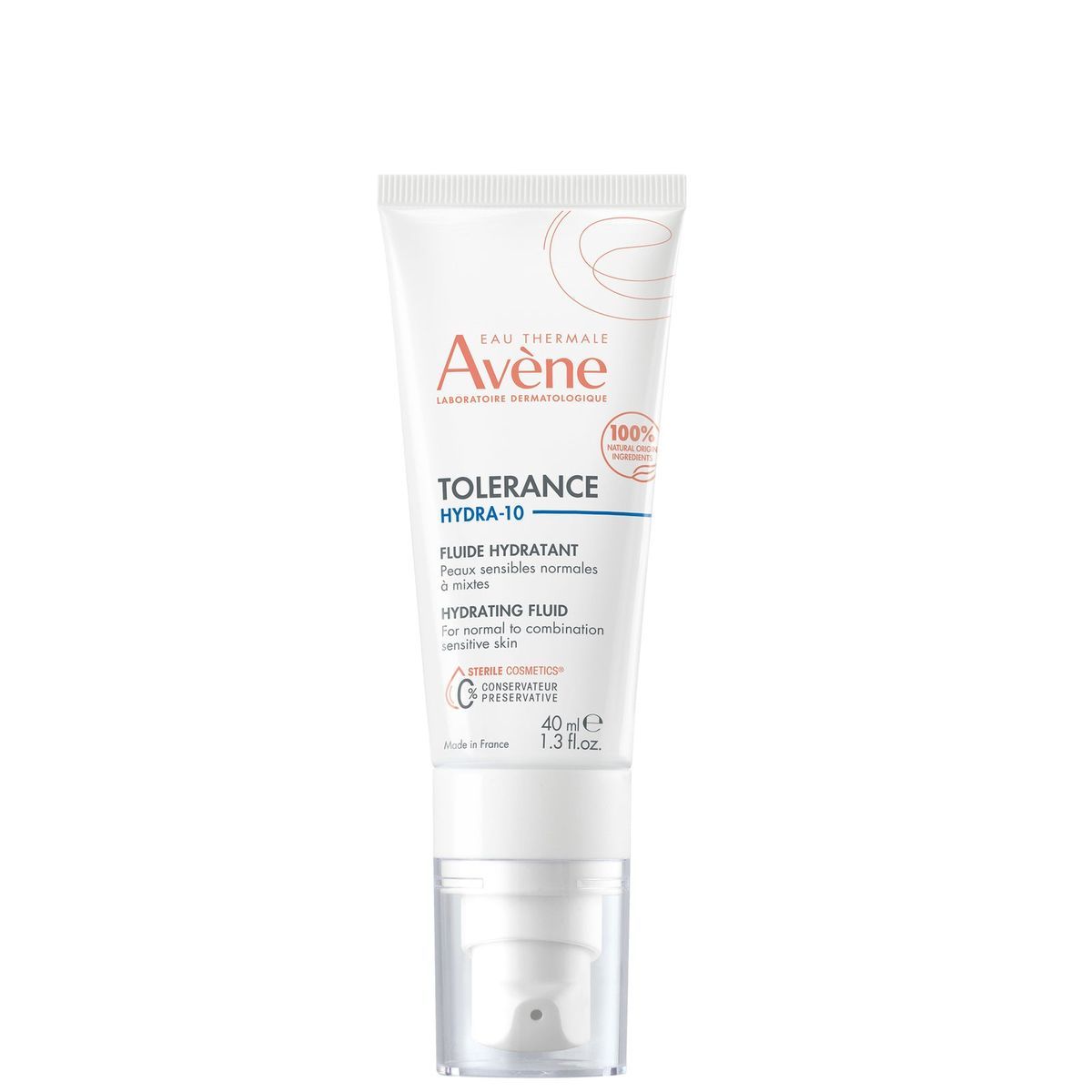 Avène Tolerance Hydra-10 feuchtigkeitsspendendes Fluid für empfindliche Haut