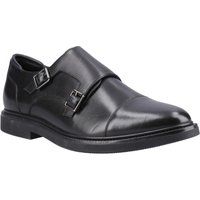 Herren Leder Doppel Monk Riemen Halbschuh