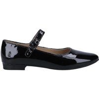Hush Puppies - "Melissa" Riemchenschuhe für Damen, Leder (Schwarzer Lack)