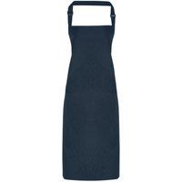 Unisex Kochschürze mit Latz in Uni-Farbe