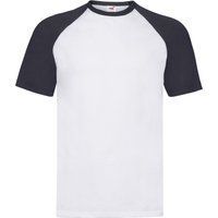 Zweifarbiges Raglan Baseball T-Shirt