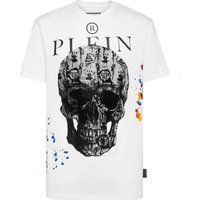 T-Shirt mit grafischem Totenkopf-Print