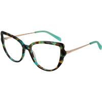 Gemustertes Cat-Eye Brillengestell