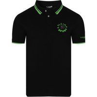 Sportliches Logo-Poloshirt mit Zierleiste