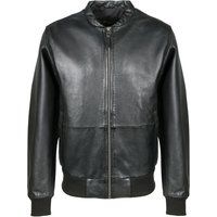 Klassische Leder Bomberjacke Blouson-Stil